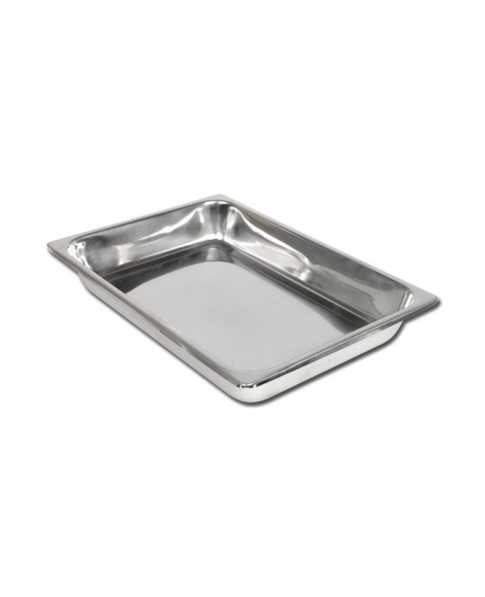 VASSOIO ACCIAIO INOX 355x254x50 mm