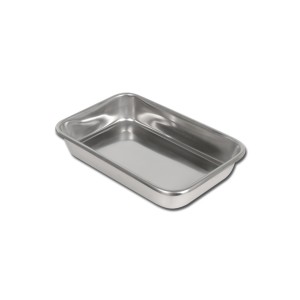 VASSOIO ACCIAIO INOX 264x172x47 mm