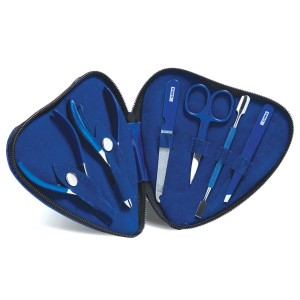 KIT PODOLOGIA CUORE - blu - 6 strumenti