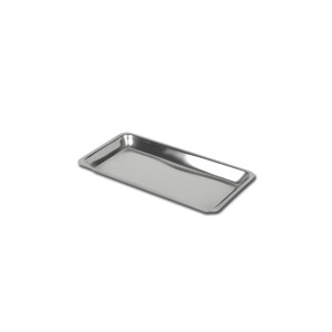 VASSOIO DENTALE ACCIAIO INOX 208x19x15 mm