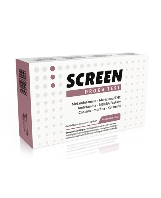 SCREEN DROGA TEST SUPERFICI POLVERI