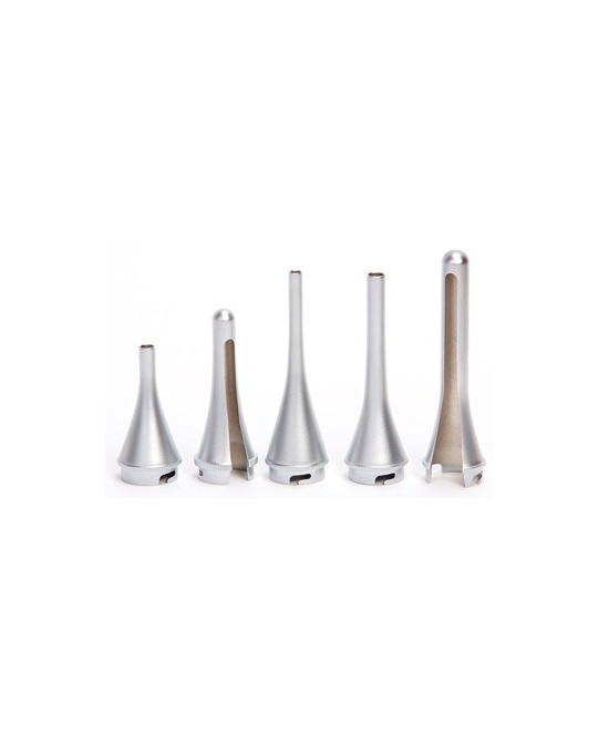 KIT 3 CANNULE METALLICHE + 2 SPECULUM MET.