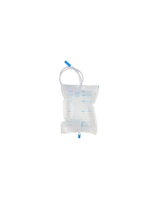 SACCA URINE 2000 cc - tubo 130 cm+val. antireflusso