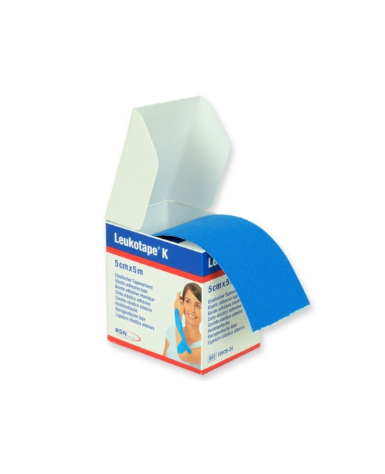 LEUKOTAPE K - TAPE NEUROMUSCOLARE BSN 5 m x 5 cm - blu